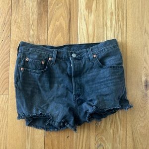 Levi’s black Jean shorts